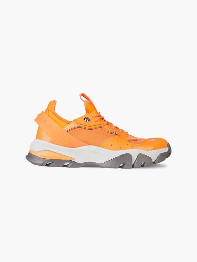 Calvin Klein Cipők HU755674 | Calvin Klein Bőr Chunky Férfi Sportcipő Narancssárga